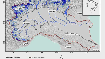 30-years (1991-2021) Snow Water Equivalent Dataset in the Po River District, Italy featured image